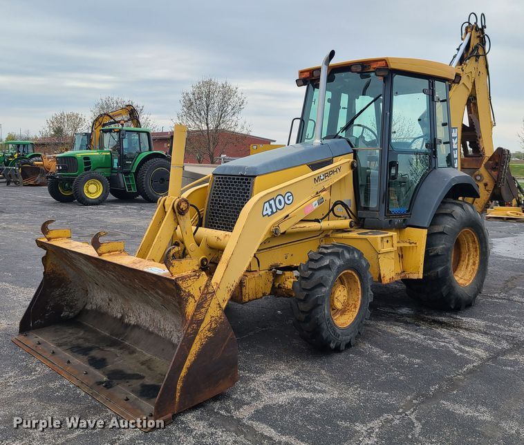 image for item DH5973 2003 John Deere 410G  backhoe