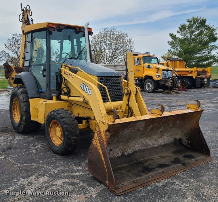 image for item DH5973 2003 John Deere 410G  backhoe