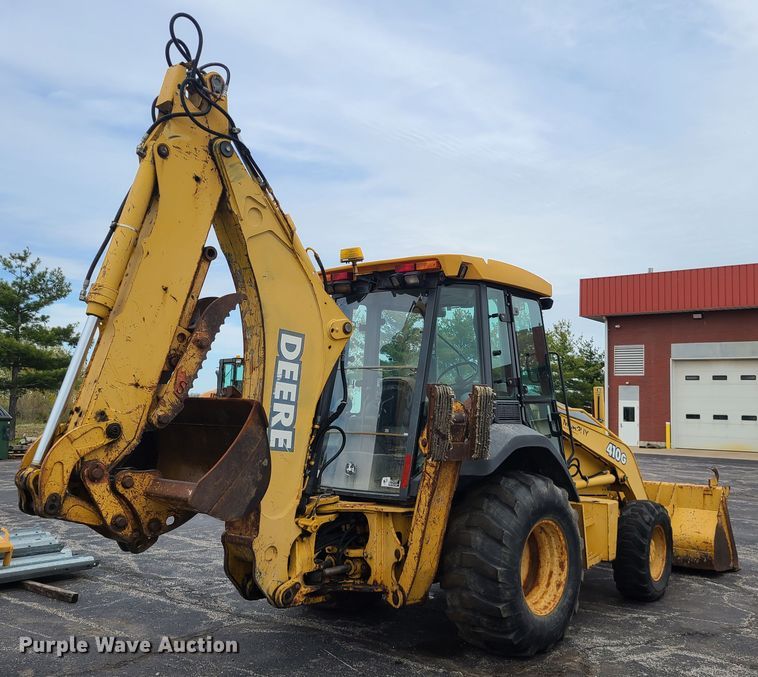 image for item DH5973 2003 John Deere 410G  backhoe