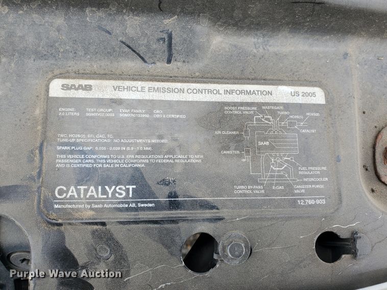 image for item DI4759 2007 Saab 9-3