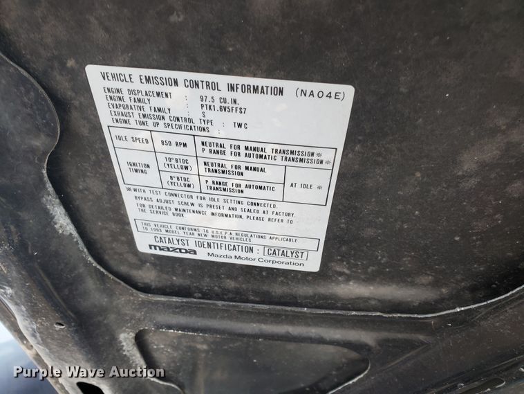 image for item DI4766 1993 Mazda Miata CV