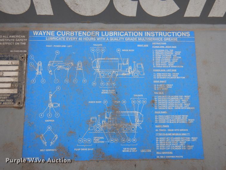 image for item DI6526 2013 Mack LE600  refuse truck