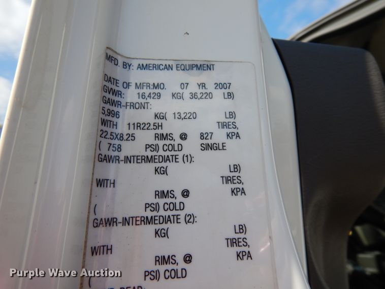 image for item DI6542 2008 International WorkStar 7300  dump truck