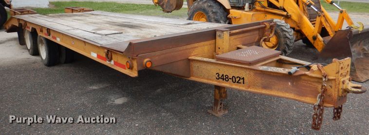 image for item DJ0443 2001 Belshe DT255  equipment trailer