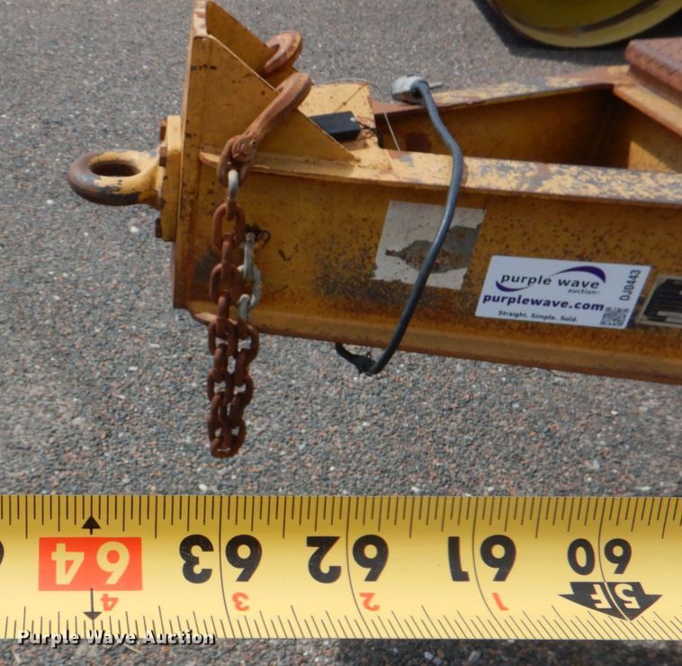 image for item DJ0443 2001 Belshe DT255  equipment trailer