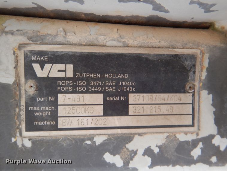 image for item DJ0444 1990 Bomag BW202AD  double drum roller