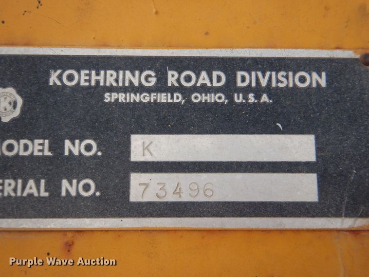 image for item DJ0447 Koehring K  chip spreader