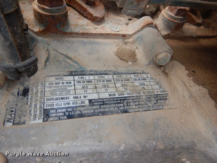 image for item DJ0449 1991 International 4900  dump truck