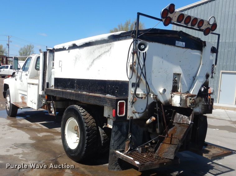 image for item DJ1209 1992 Ford F700  pot hole patcher truck