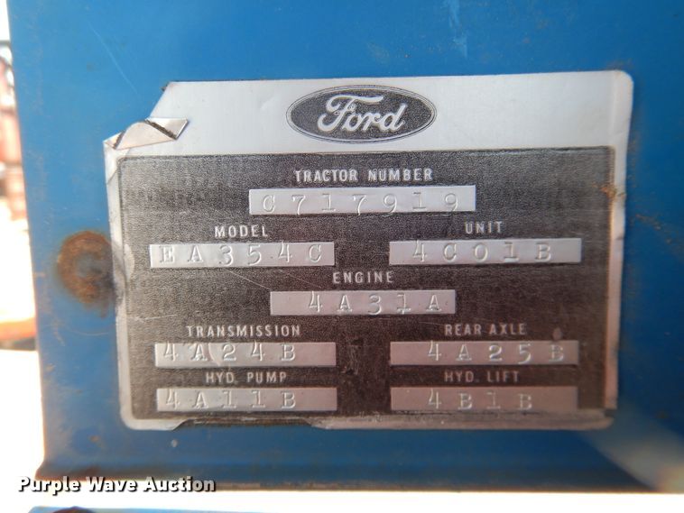 image for item DJ1212 Ford G610  tractor