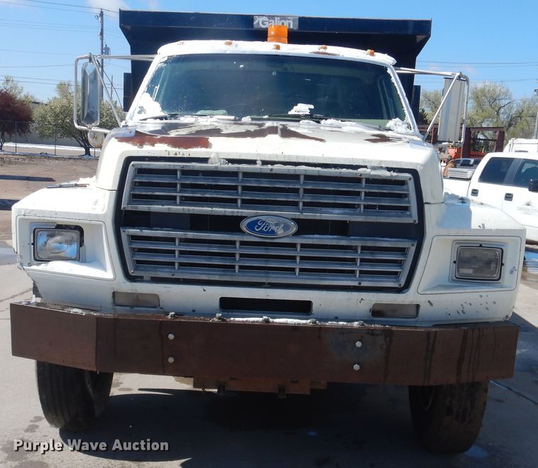 image for item DJ1214 1994 Ford F700  dump truck