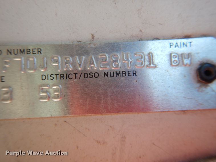 image for item DJ1214 1994 Ford F700  dump truck