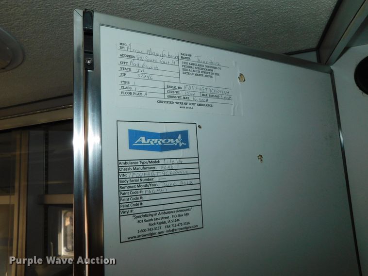 image for item DK8496 2012 Ford F450 Super Duty XLT  ambulance