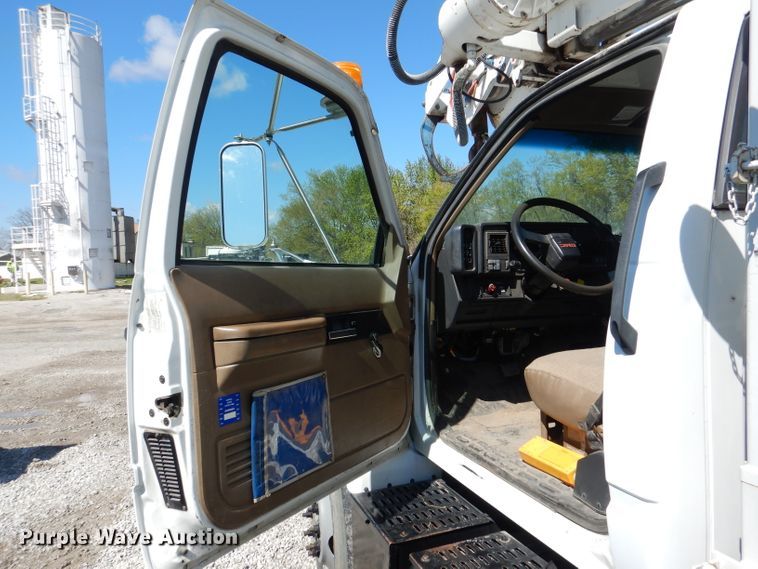 image for item DL2970 1999 GMC C7500  digger derrick truck