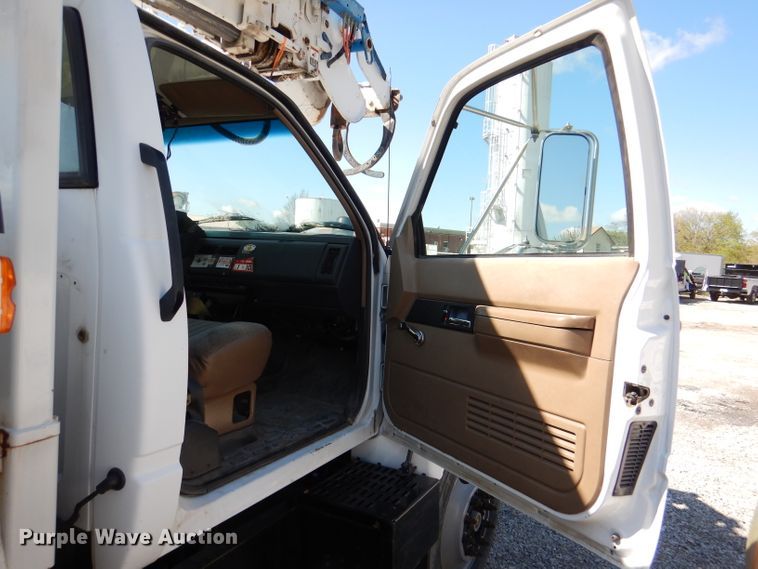 image for item DL2970 1999 GMC C7500  digger derrick truck