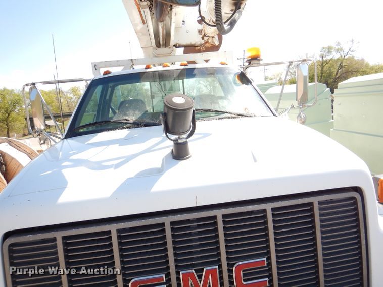image for item DL2970 1999 GMC C7500  digger derrick truck