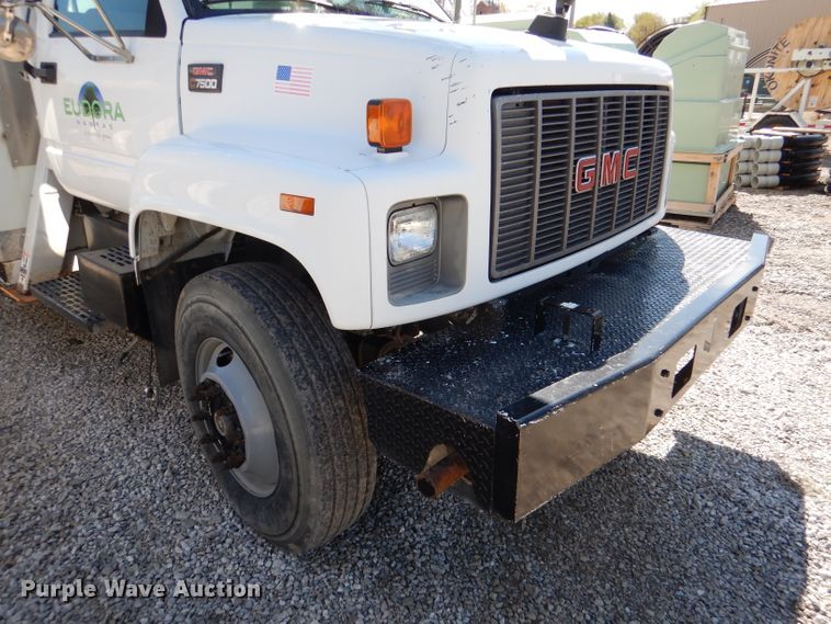 image for item DL2970 1999 GMC C7500  digger derrick truck