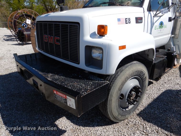 image for item DL2970 1999 GMC C7500  digger derrick truck