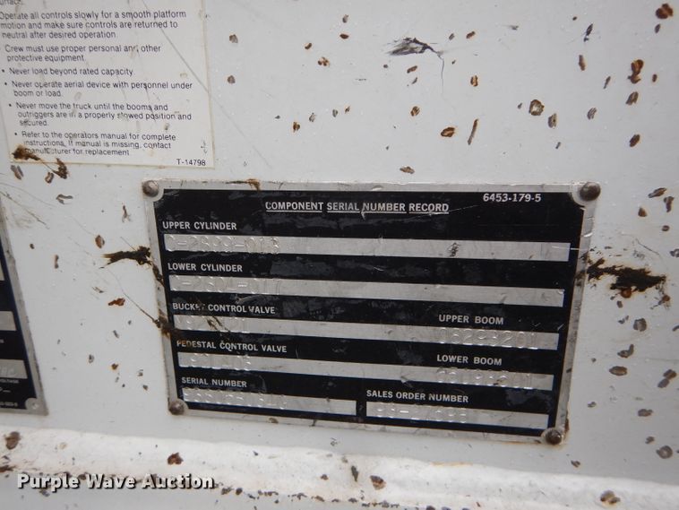 image for item DL2978 1993 Chevrolet Kodiak  bucket truck