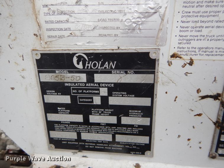 image for item DL2978 1993 Chevrolet Kodiak  bucket truck