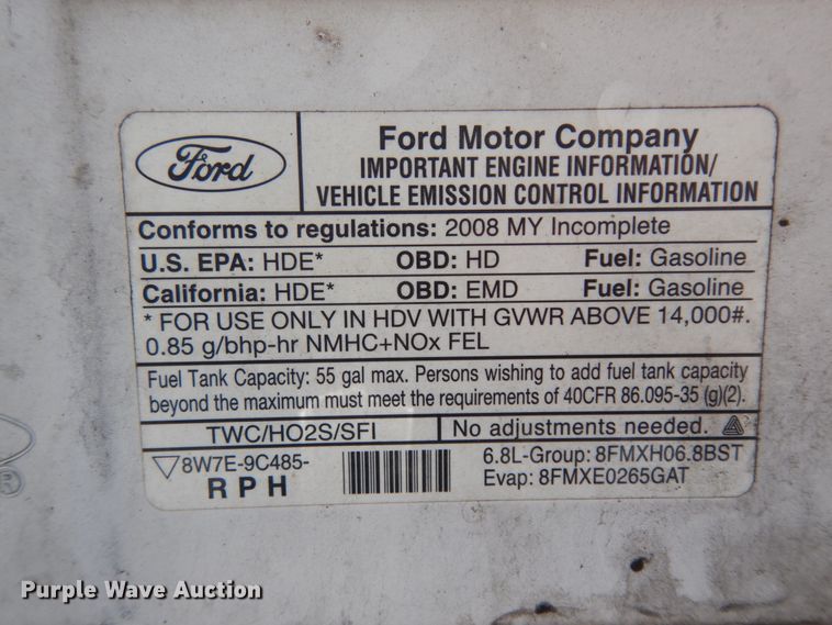 image for item DM2923 2008 Ford E450  shuttle bus