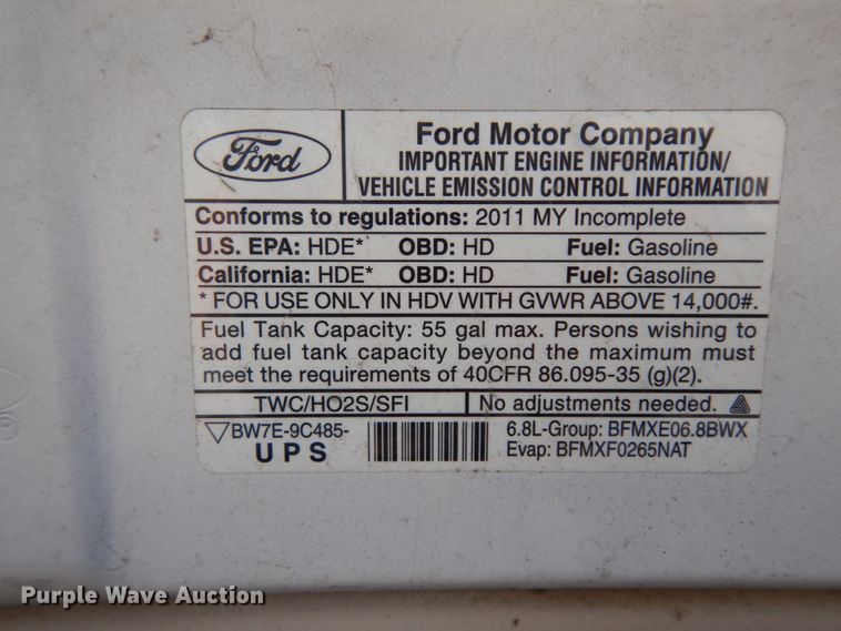 image for item DM2927 2011 Ford E450  shuttle bus