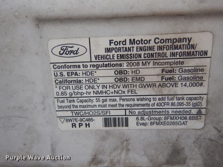 image for item DM2928 2008 Ford E450  shuttle bus