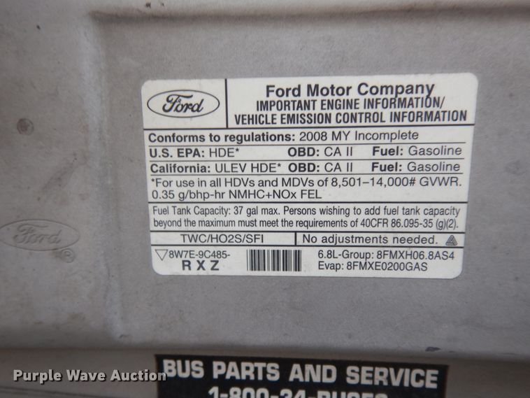 image for item DM2933 2009 Ford E450  shuttle bus