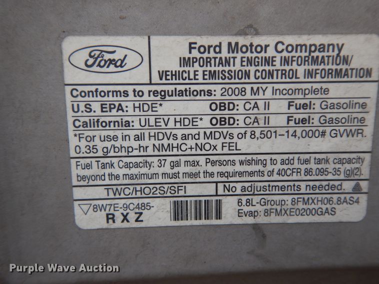 image for item DM2934 2008 Ford E350  shuttle bus