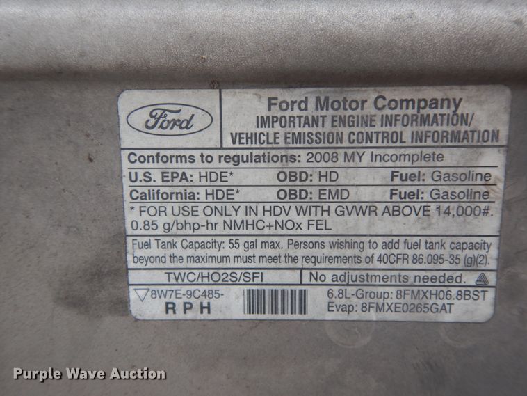 image for item DM2937 2008 Ford E450  shuttle bus