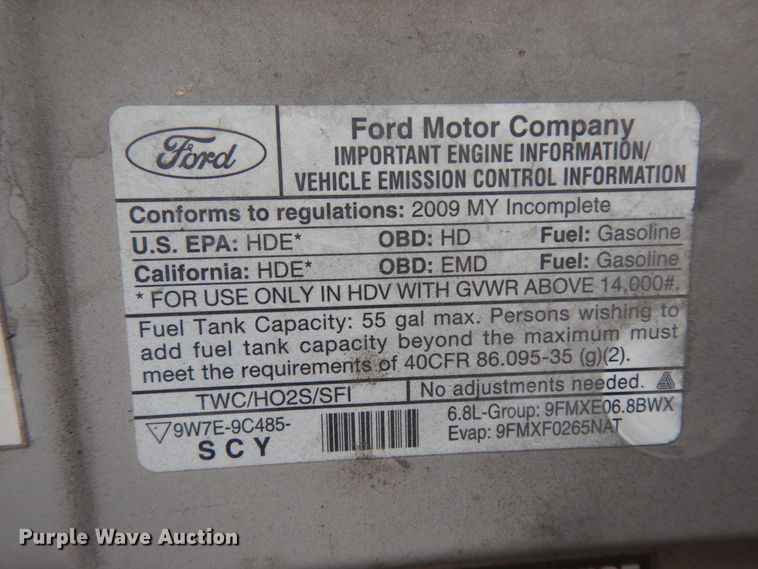 image for item DM2943 2009 Ford E450  shuttle bus