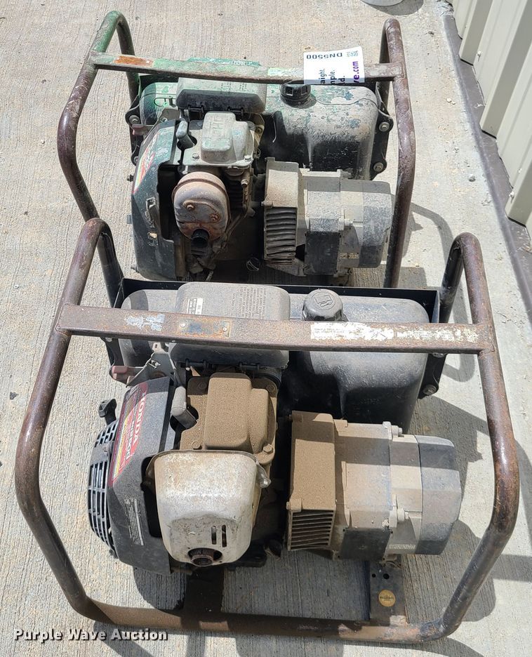 image for item DN5500 (2) Honda EN2500 generators