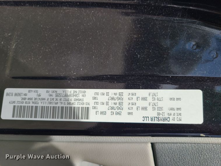 image for item DN5501 2009 Dodge Durango  SUV