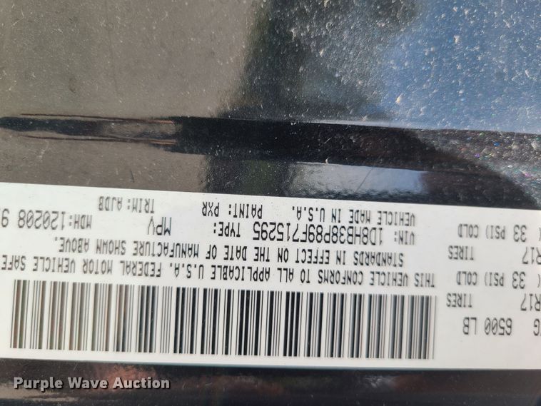 image for item DN5501 2009 Dodge Durango  SUV