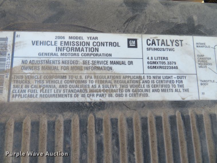 image for item DN5768 2006 Chevrolet Silverado 1500  pickup truck