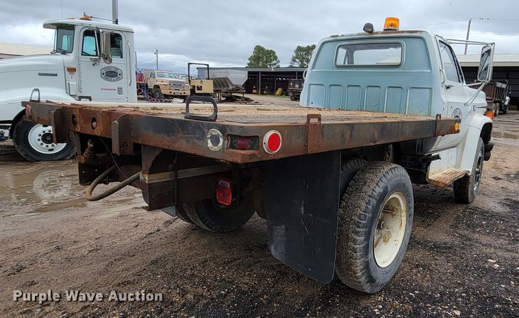 image for item FL9129 1982 Chevrolet 70  flatbed truck