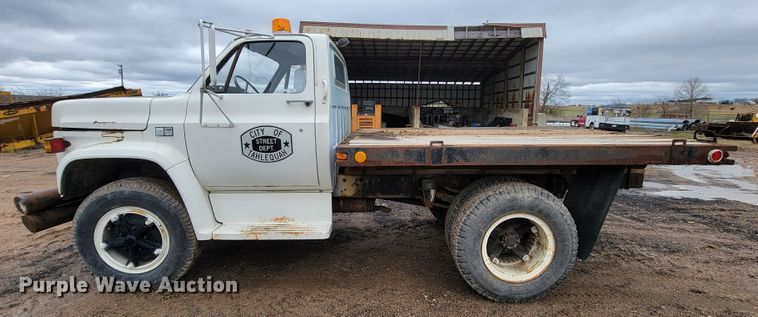 image for item FL9129 1982 Chevrolet 70  flatbed truck