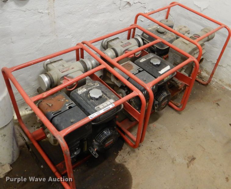 image for item HE9629 (3) Multiquip water pumps