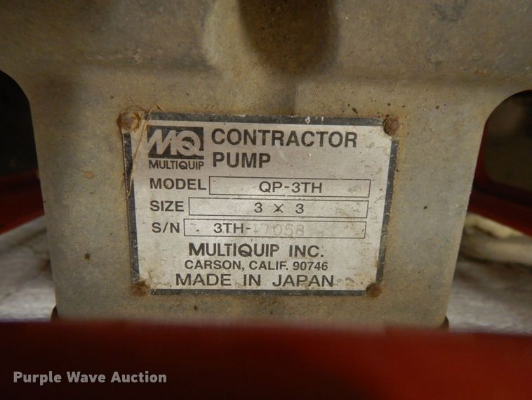 image for item HE9629 (3) Multiquip water pumps