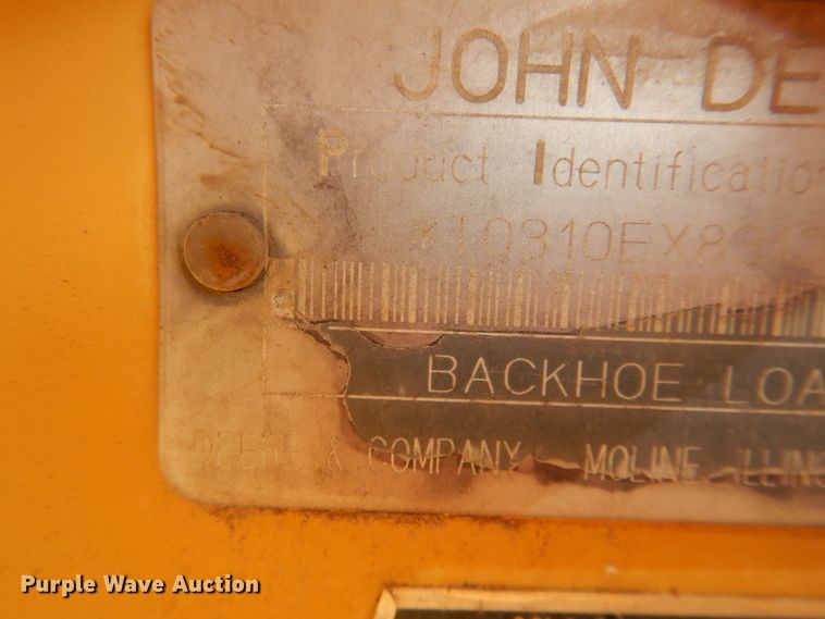 image for item HI9045 1997 John Deere 310E  backhoe