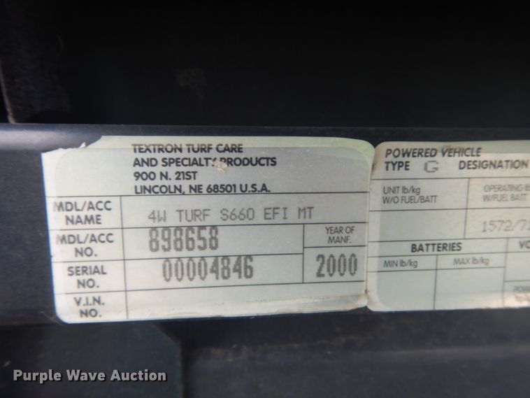 image for item HS9458 (2) Cushman Trucksters utility vehicles