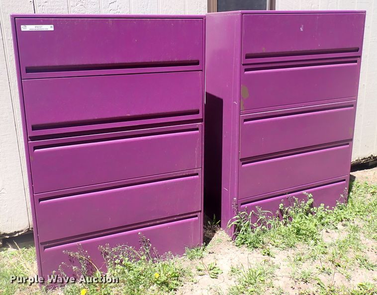 image for item IF9157 (2) metal cabinets