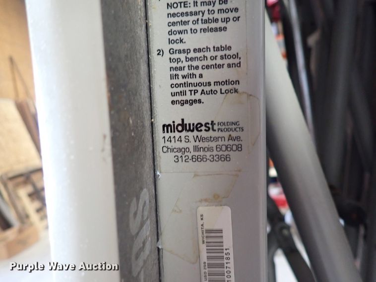 image for item IF9161 (3) folding lunch tables