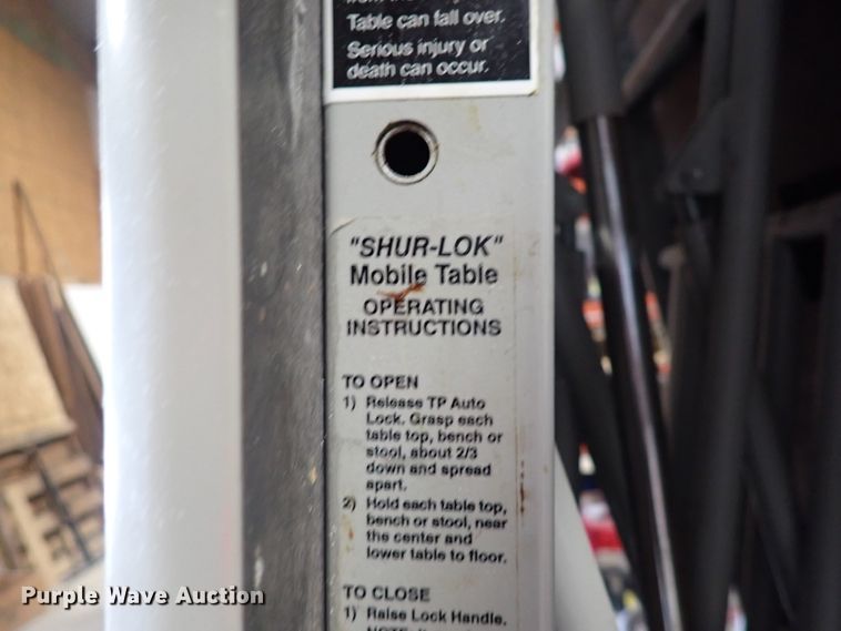 image for item IF9161 (3) folding lunch tables