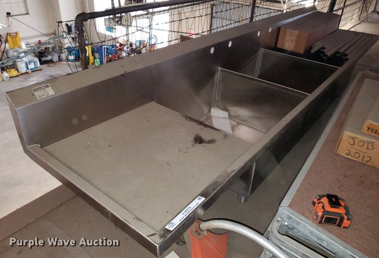image for item IL9014 Weldbilt stainless steel three bay sink