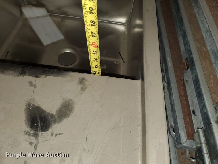 image for item IL9014 Weldbilt stainless steel three bay sink