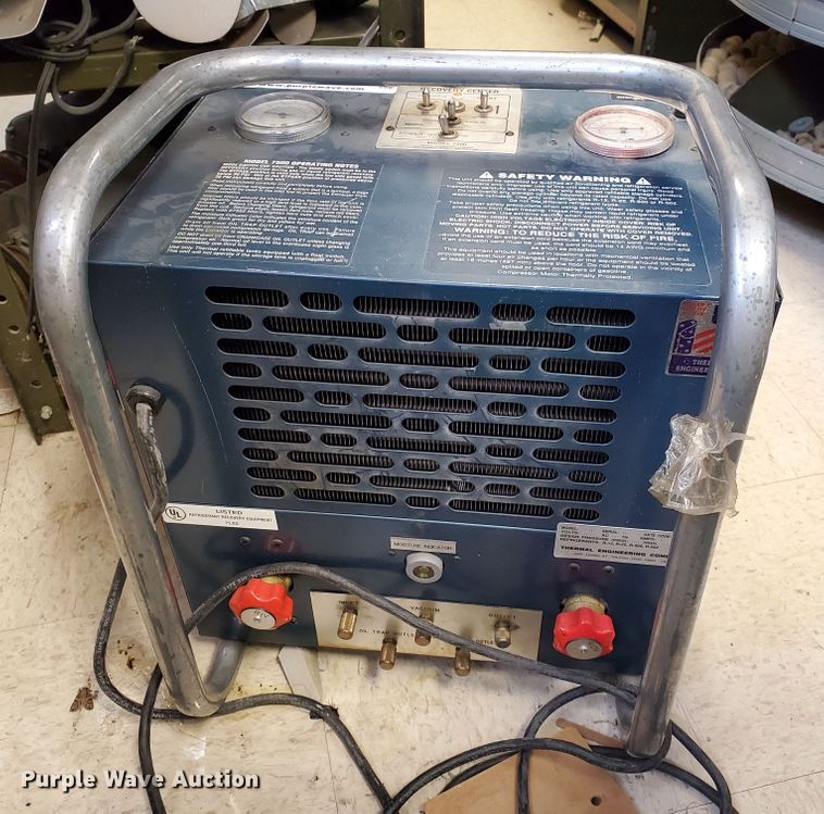 image for item IL9015 Thermal Engineering 7500 refrigerant recovery system