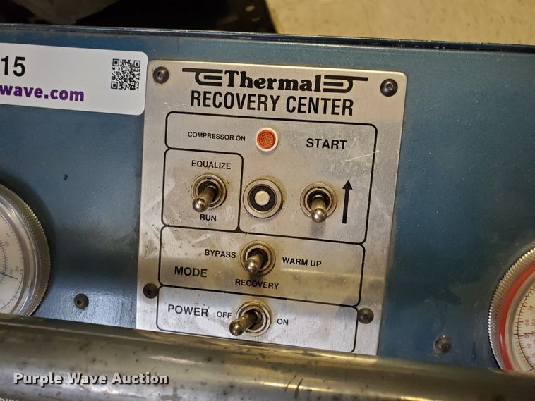 image for item IL9015 Thermal Engineering 7500 refrigerant recovery system