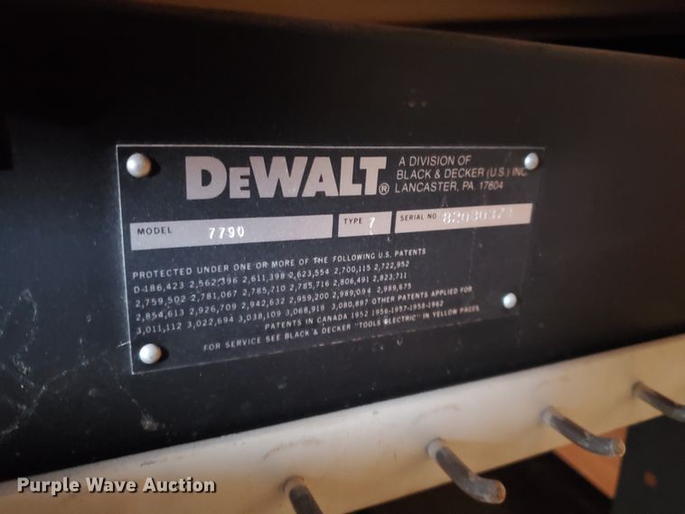 image for item IL9017 DeWalt 7790 radial arm saw