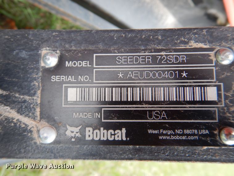 image for item IQ9258 Bobcat 72SDR  seeder